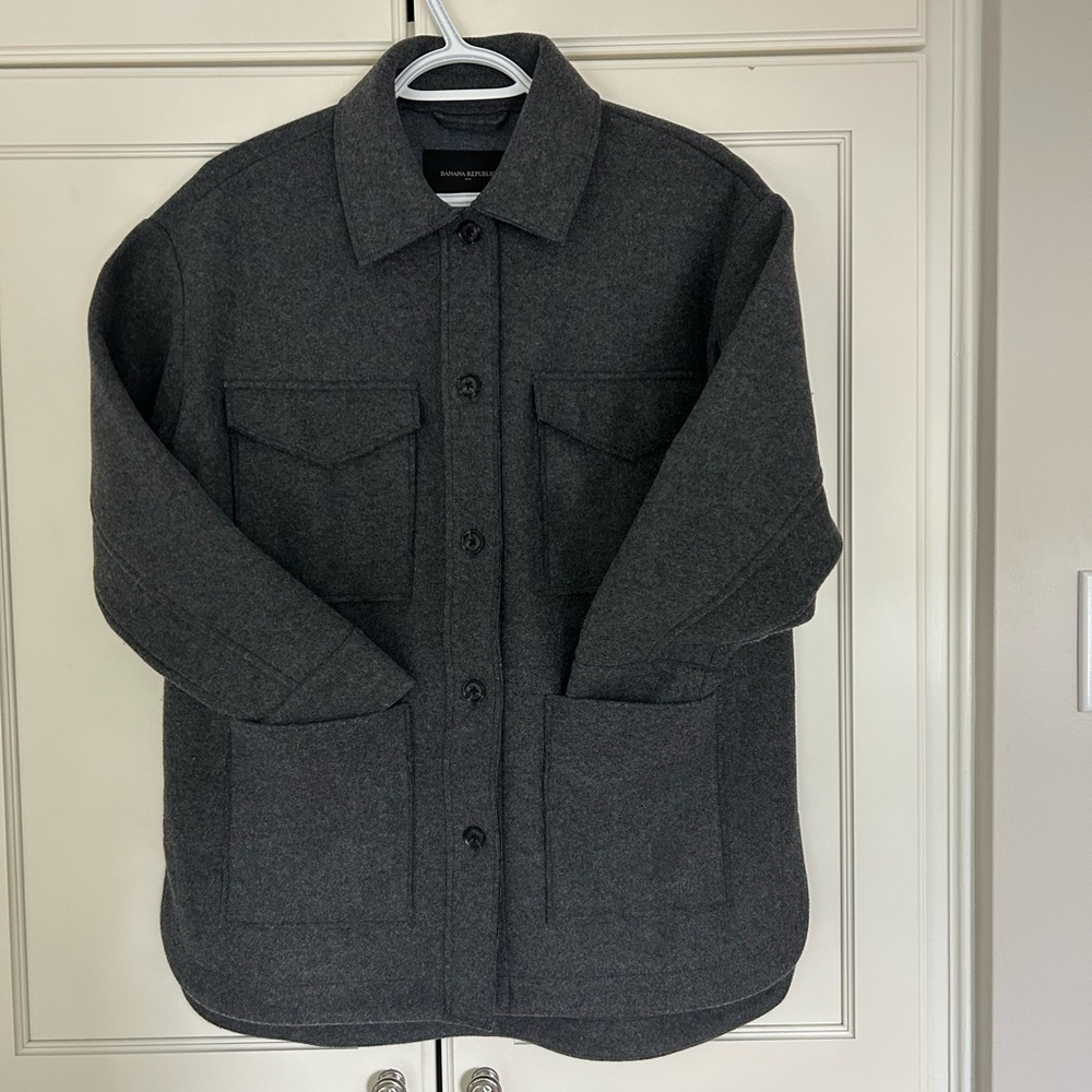 Banana Republic Factory Gray Fall Jacket